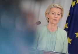 La presidenta de la Comisión Europea, Ursula von der Leyen.