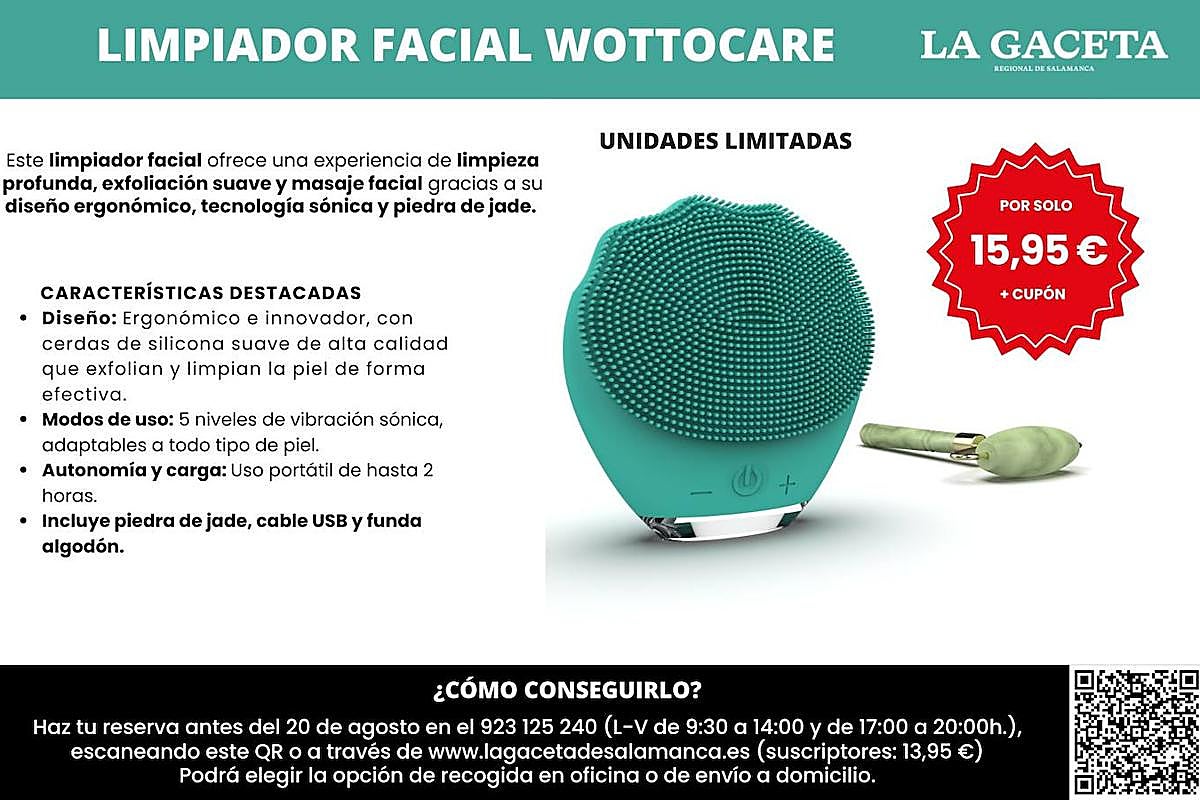 Consigue tu Limpiador Facial Wottocare con LA GACETA