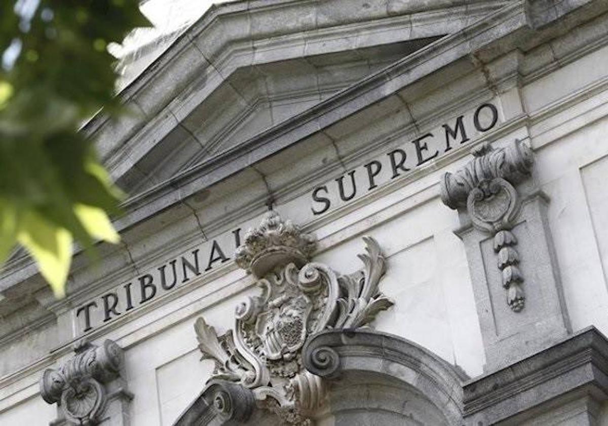Fachada de la sede del Tribunal Supremo.