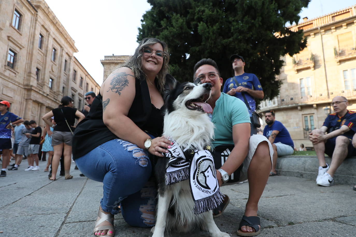 Locura por Unionistas en la plaza de Anaya