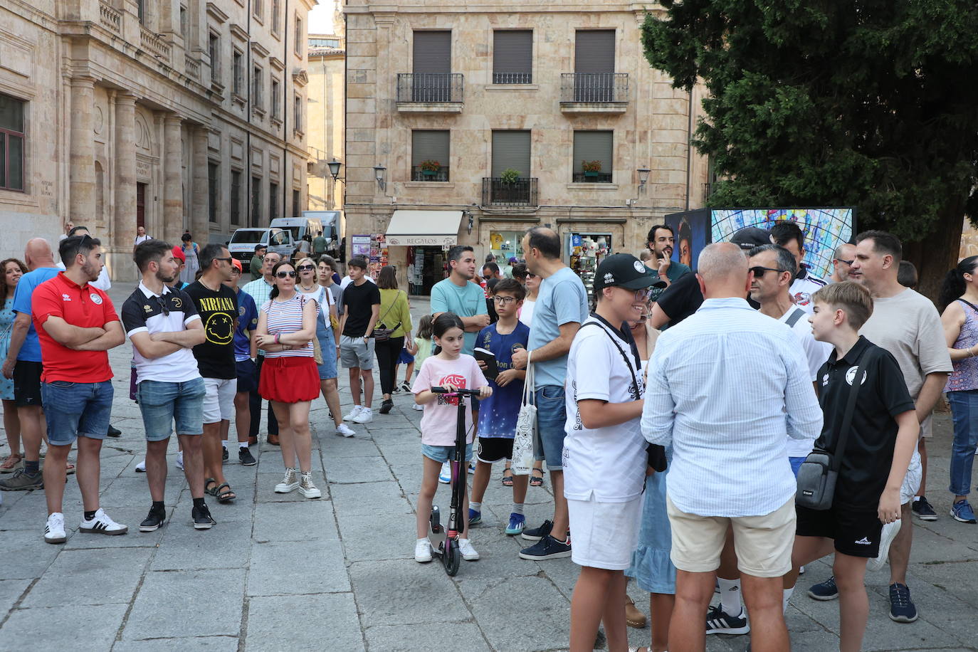 Locura por Unionistas en la plaza de Anaya