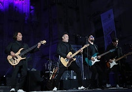 El grupo Café Quijano, en su concierto en el Patio Chico, en junio del año pasado.