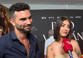 Suso y Marieta, ante el micrófono de Europa Press.