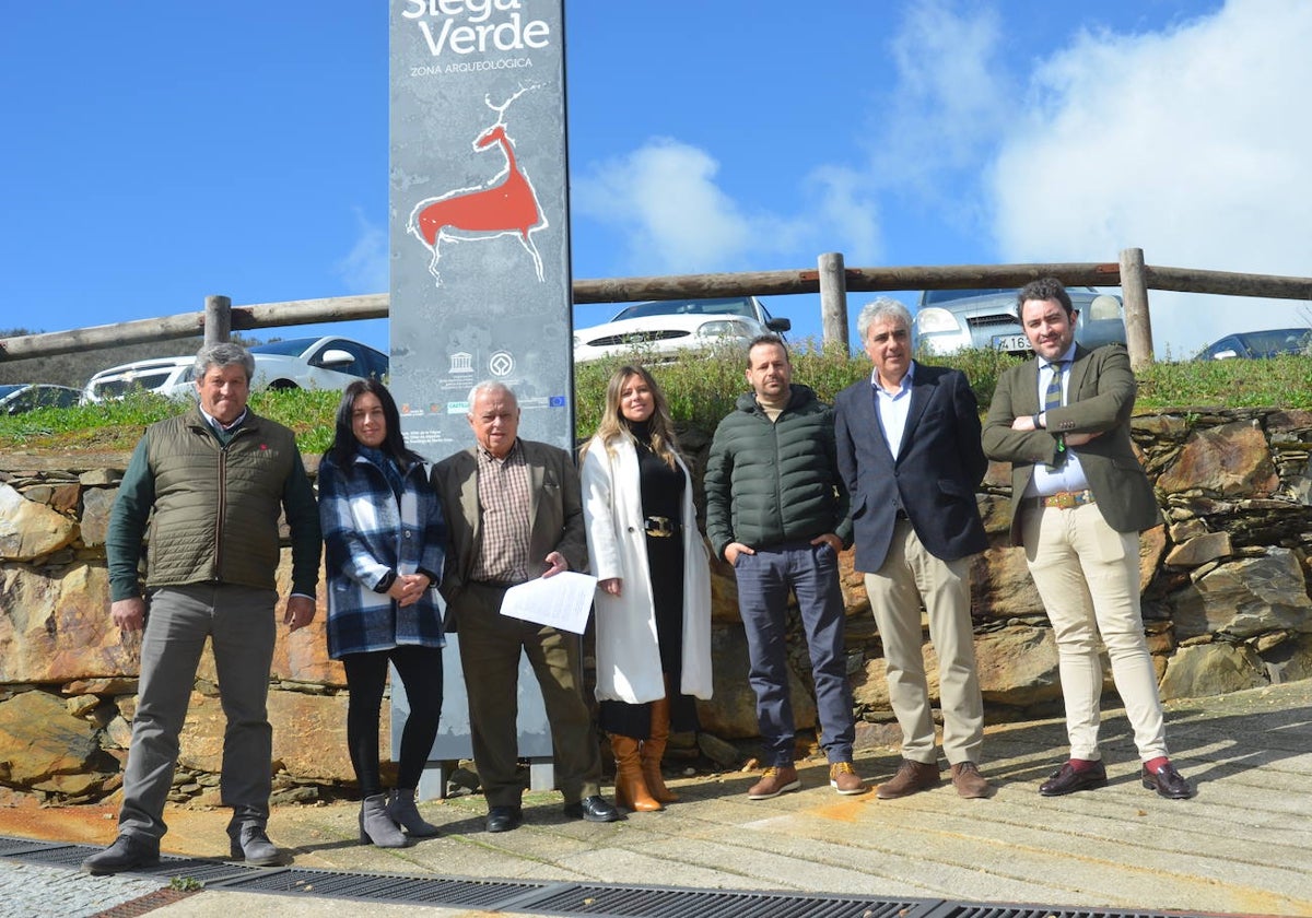 Encuentro para la asamblea de la Fundación Siega Verde, el año pasado.