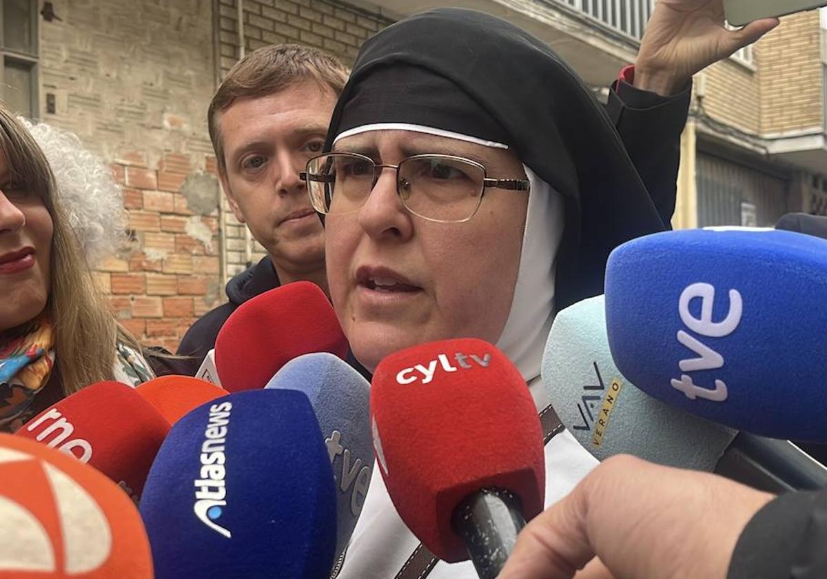 Laura García de Viedma, exabadesa del convento de las Clarisas de Belorado.