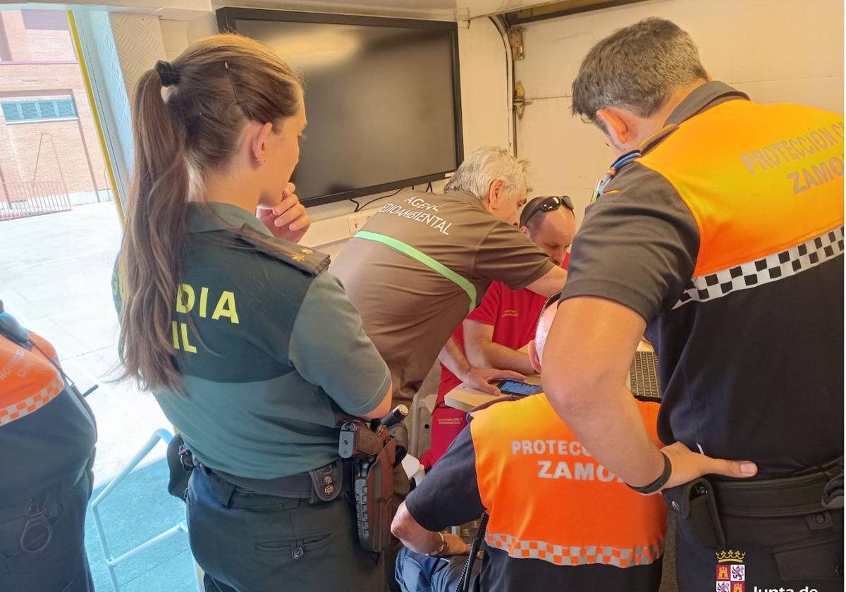 Imagen del operativo de búsqueda.