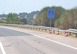 Imagen del lugar del accidente.