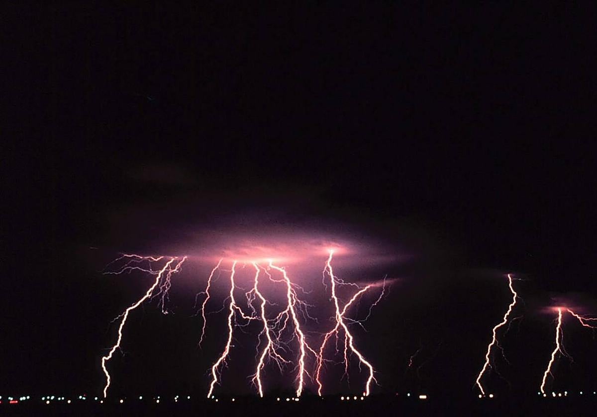 Imagen de una tormenta.