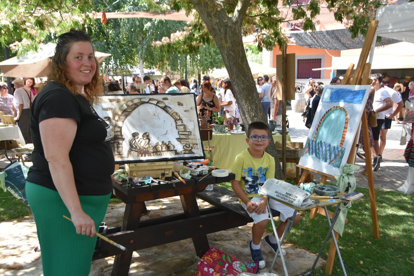 Miranda de Azán celebra su mercado más verde y creativo