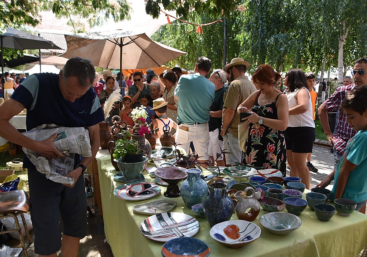 Miranda de Azán celebra su mercado más verde y creativo