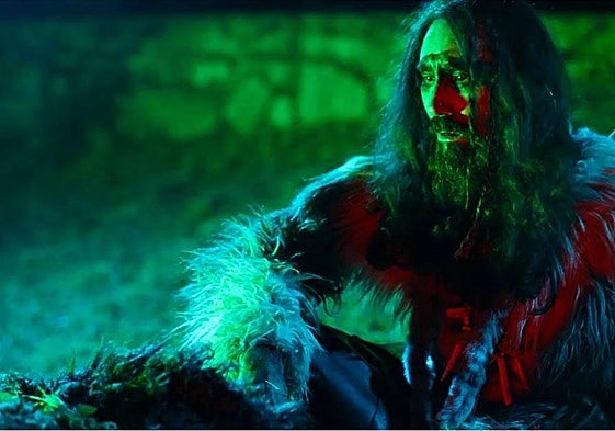 El actor Sergio Cardoso, durante la actuación.