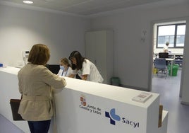 Atención a un usuario en el Hospital de Día.