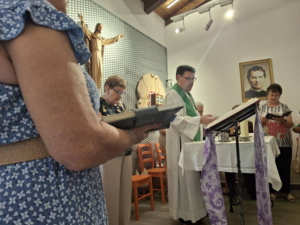 Encuentro en la casita de Sor Eusebia de Cantalpino