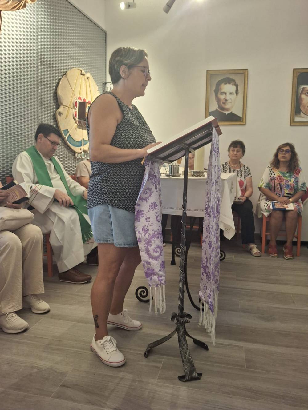 Encuentro en la casita de Sor Eusebia de Cantalpino