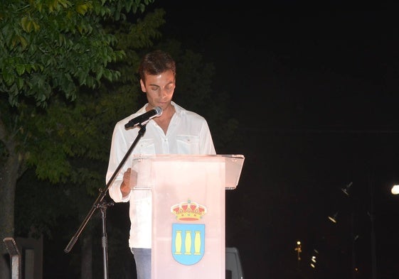 Alejandro Marcos durante su intervención