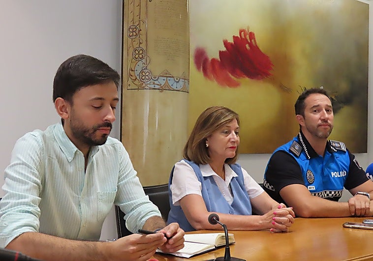 Fran Díaz, Carmen Ávila y Eugenio Álvarez.