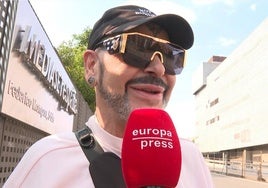 Xavier Font, ante el micrófono de Europa Press.