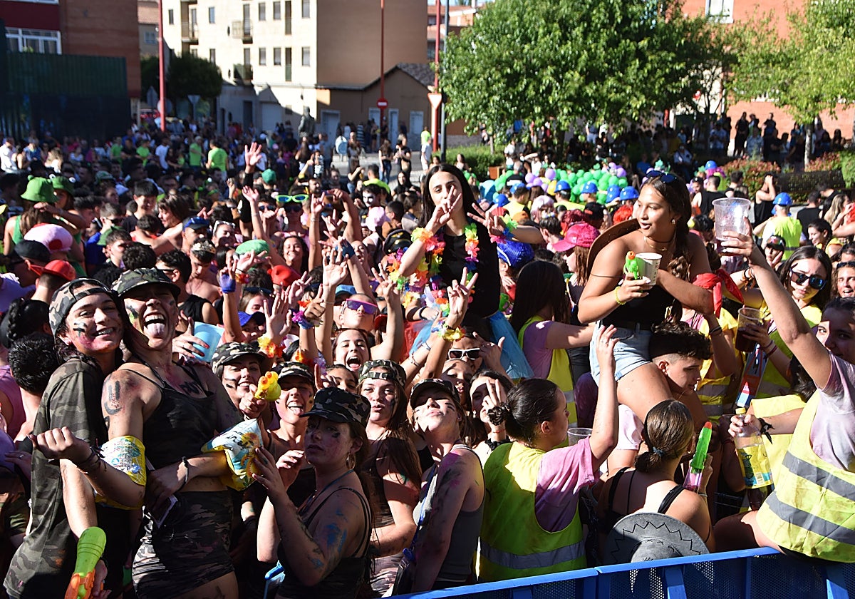 Chupinazo de las fiestas de Santa Marta de Tormes.
