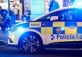 Imagen de archivo de un coche de la Policía Local de Salamanca.