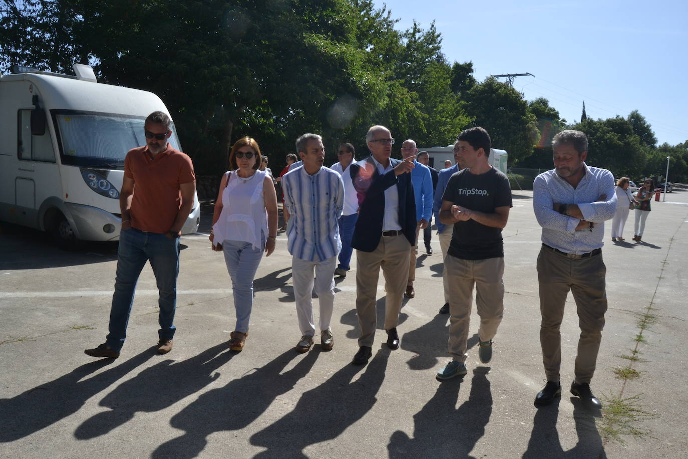 La Alberca estrena un parking inteligente para autocaravanas