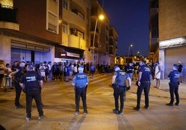 Actuaciones policiales frente a los incidentes de Torre Pacheco.
