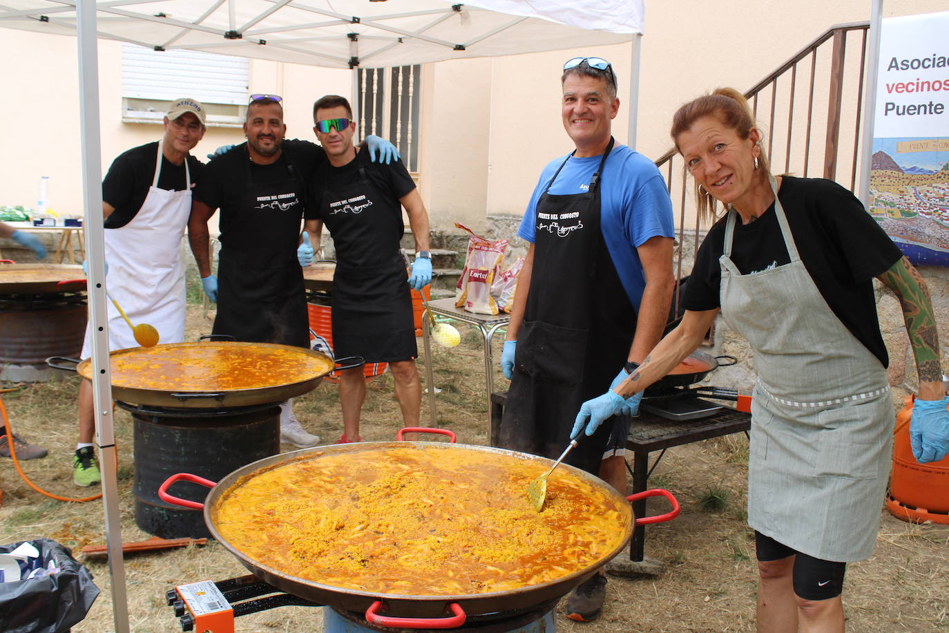 Sabrosa paella junto a las aguas del Tormes