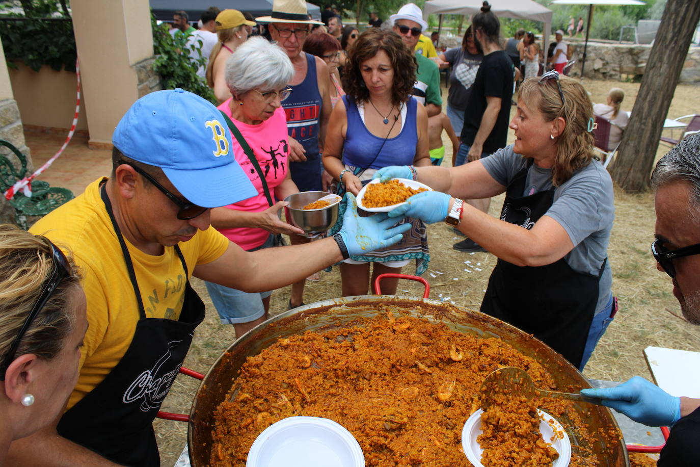 Sabrosa paella junto a las aguas del Tormes