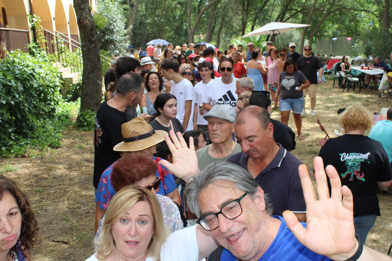 Sabrosa paella junto a las aguas del Tormes