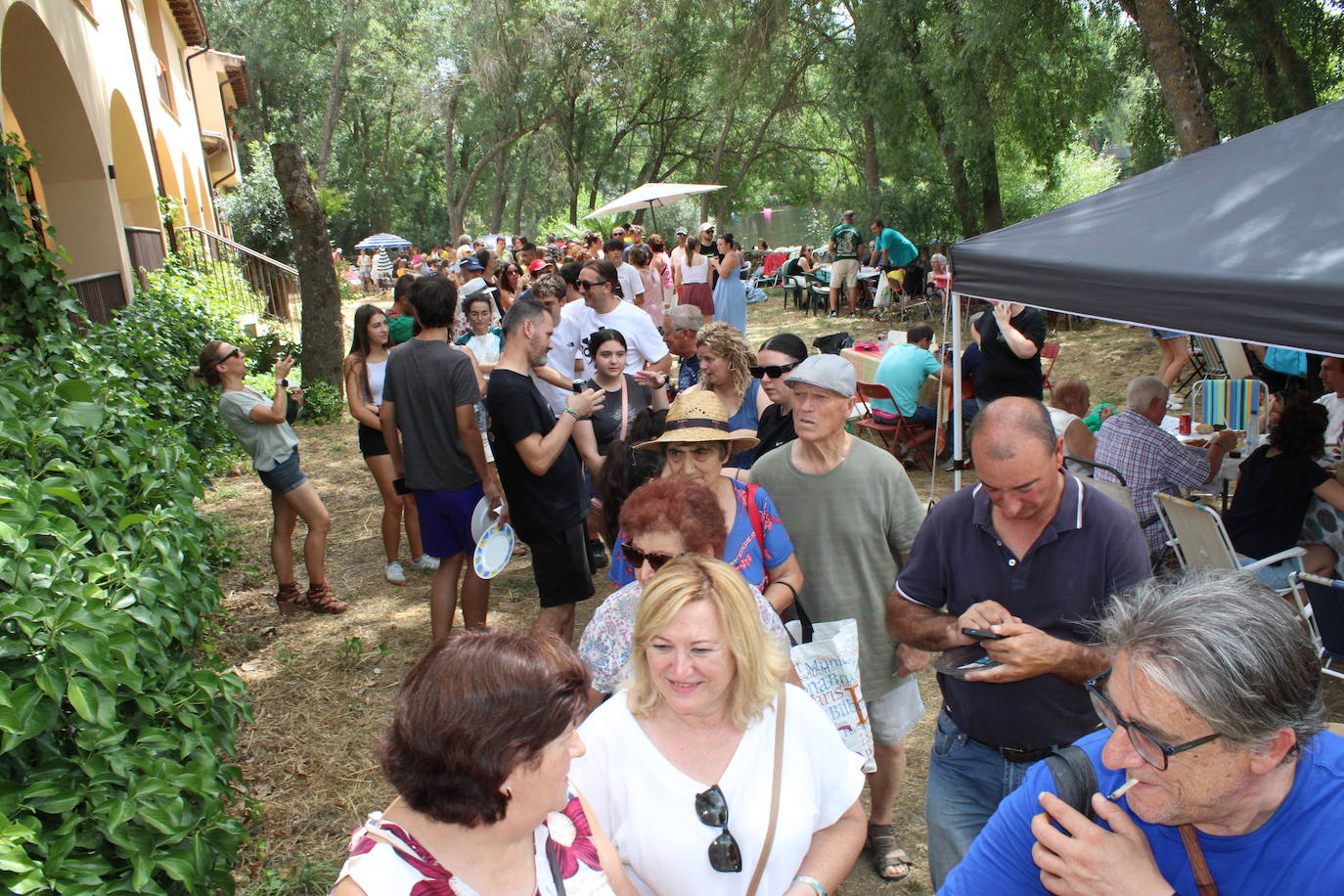 Sabrosa paella junto a las aguas del Tormes