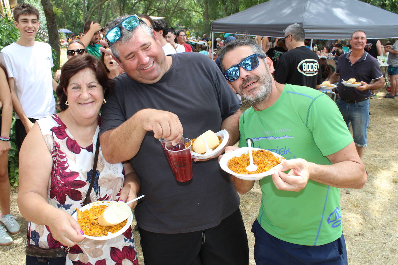 Sabrosa paella junto a las aguas del Tormes