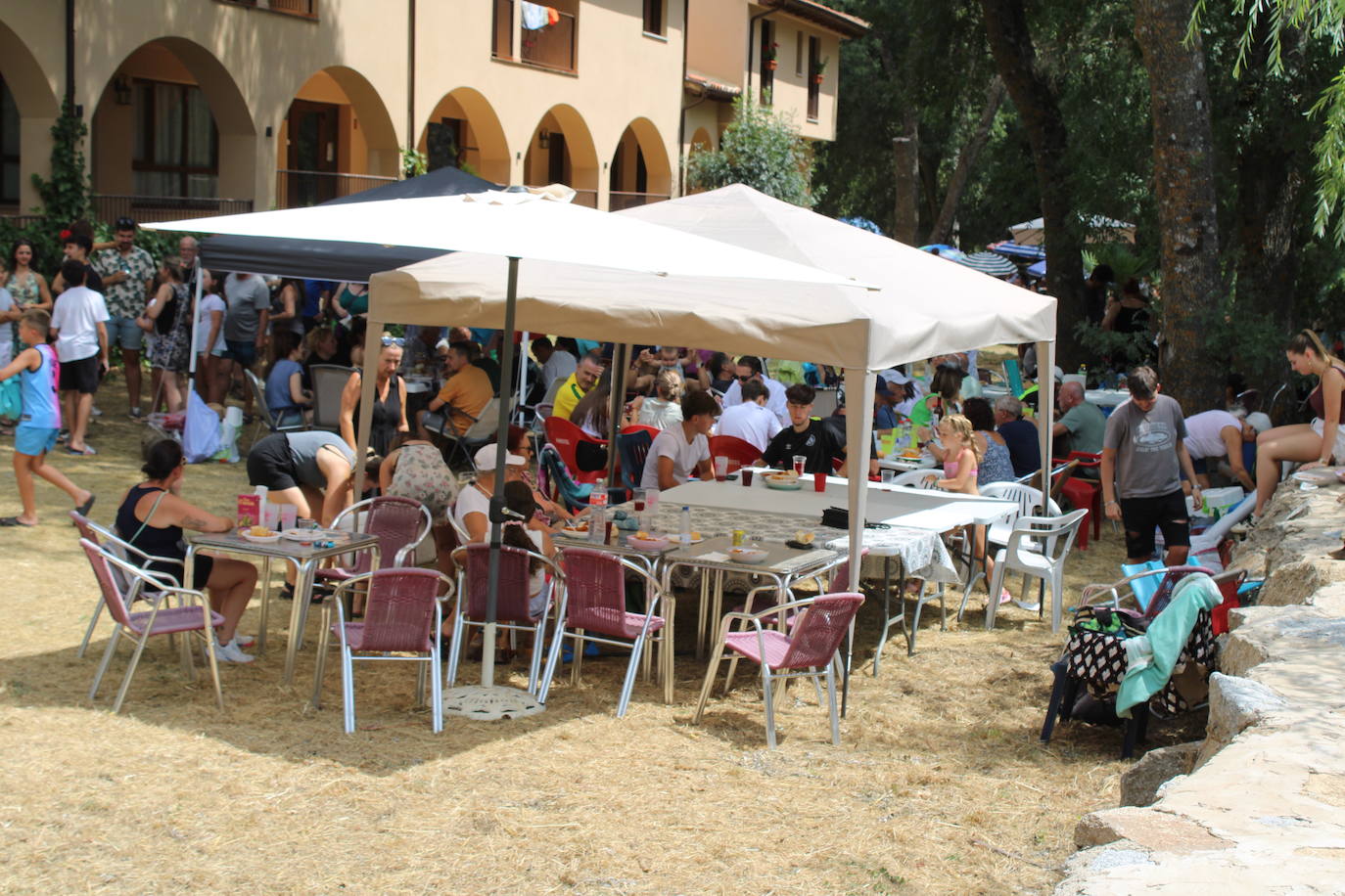 Sabrosa paella junto a las aguas del Tormes
