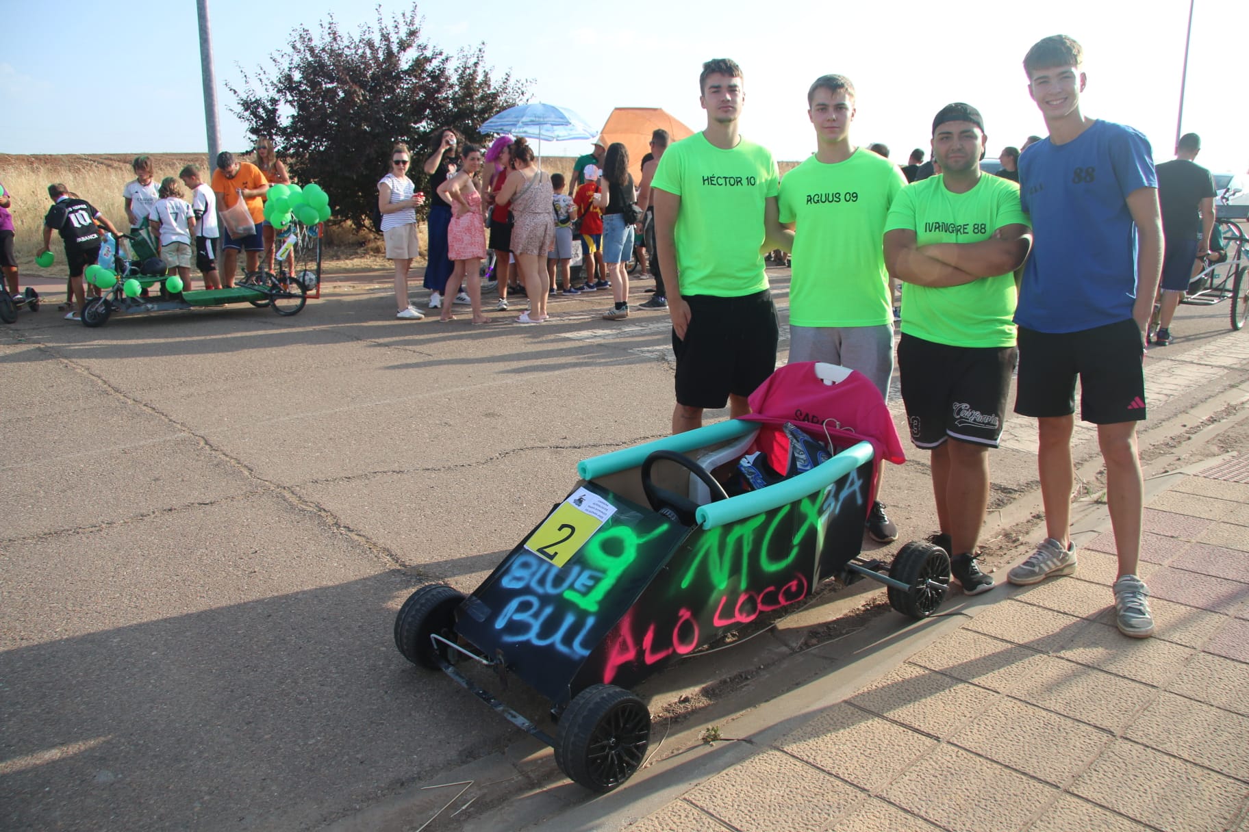 Los autos locos brillan en Doñinos