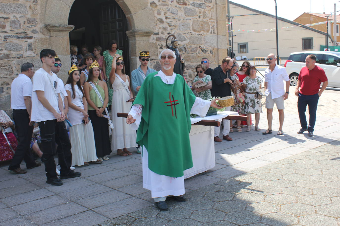 San Benito marca el cénit de las fiestas en Saelices el Chico