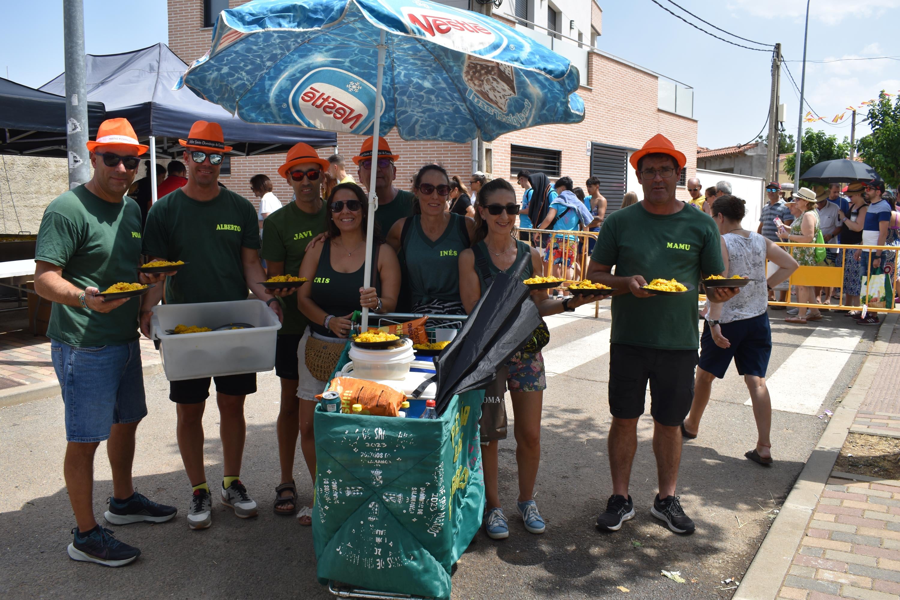 Cierre de fiestas con sabor solidario en Doñinos de Salamanca