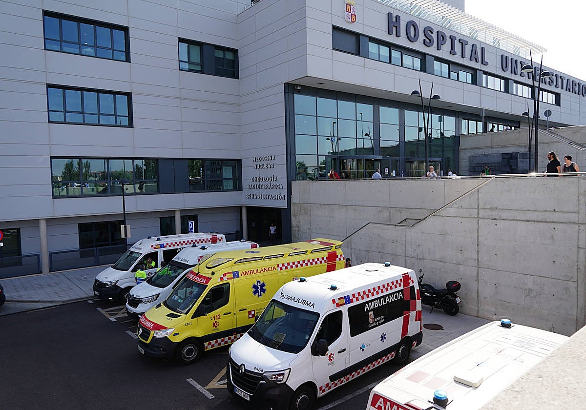 Entrada al nuevo Hospital de Salamanca.