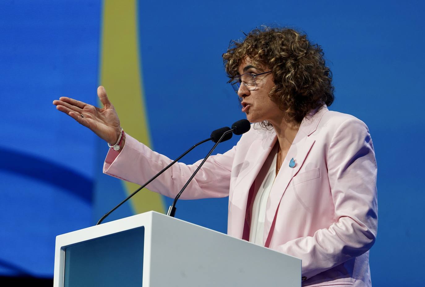 La vicepresidenta del Grupo Popular Europeo (PPE) en el Parlamento y secretaria general del PPE, Dolors Montserrat.