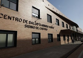 Entrada del centro de salud Sisinio de Castro, en la zona básica de salud de Garrido Norte.