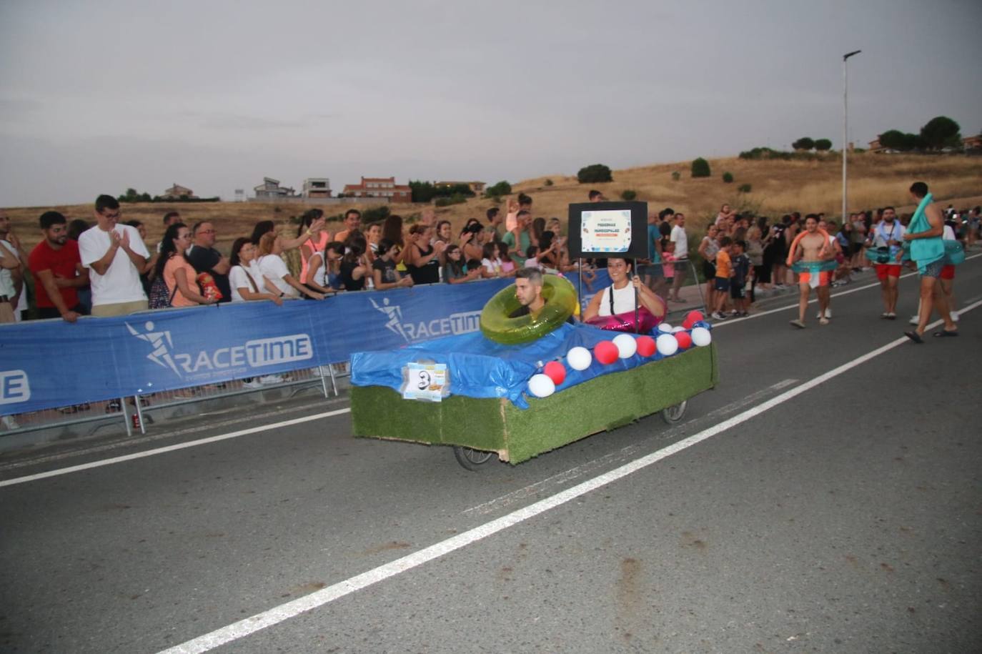 Emoción sobre ruedas y sin motor en la antesala del estreno de las fiestas de San Roque