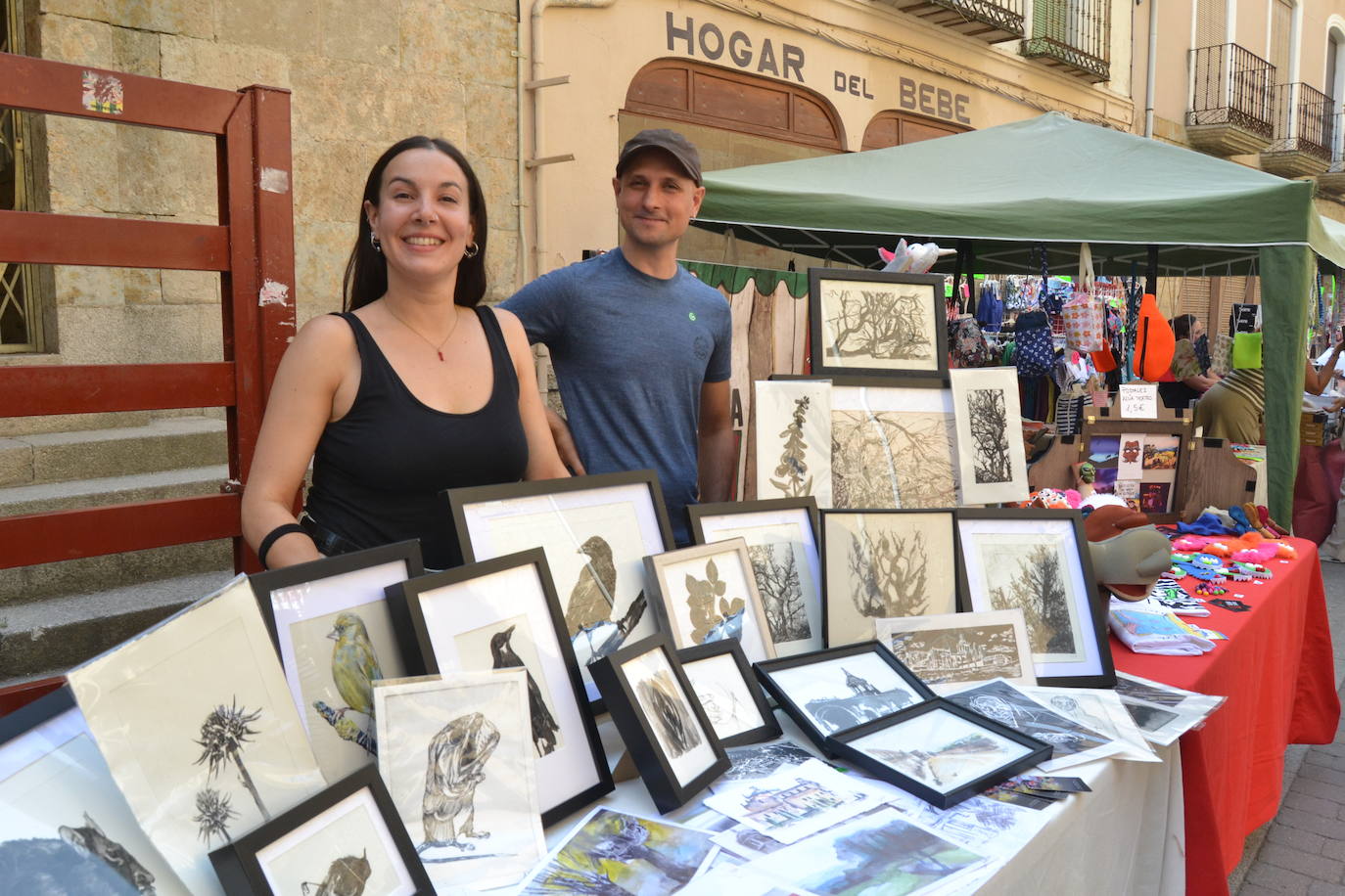 El comercio local abarrota las calles de Miróbriga