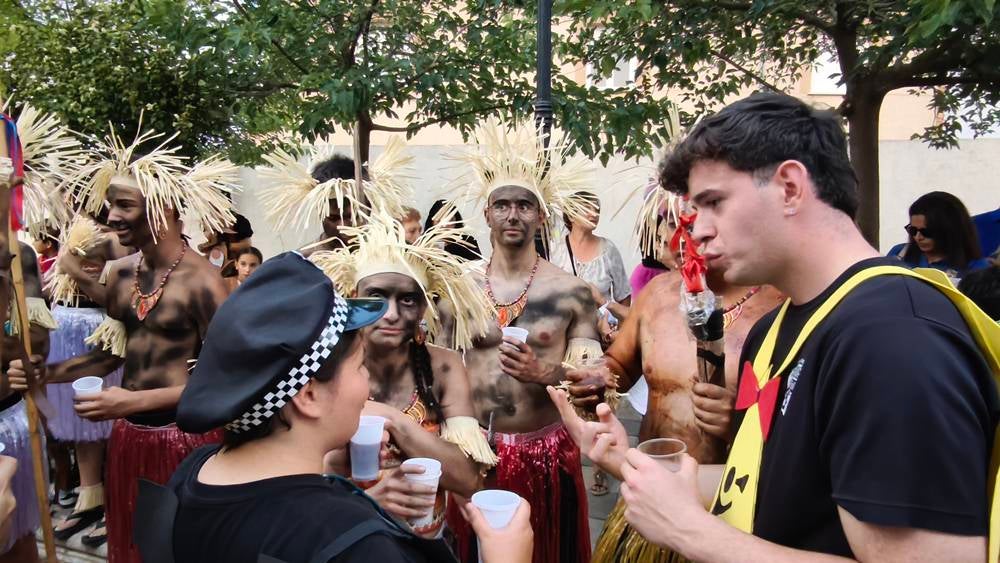 Las peñas activan la fiesta en Cantalpino