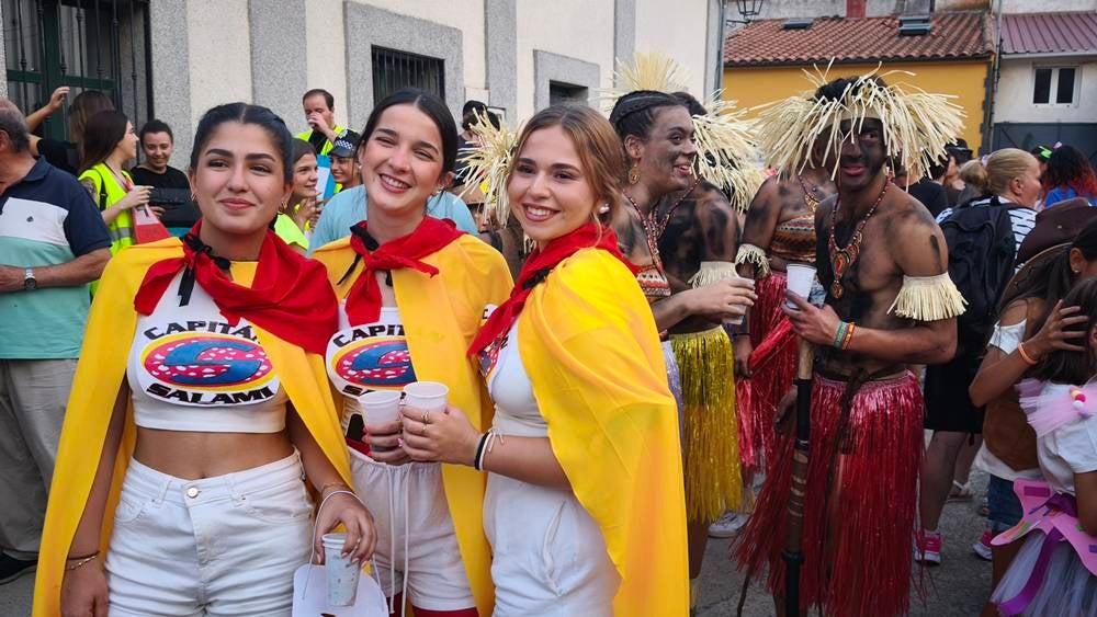 Las peñas activan la fiesta en Cantalpino