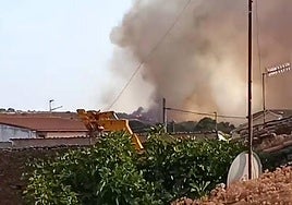 Incendio de nivel 2 de Gallegos de Argañán.