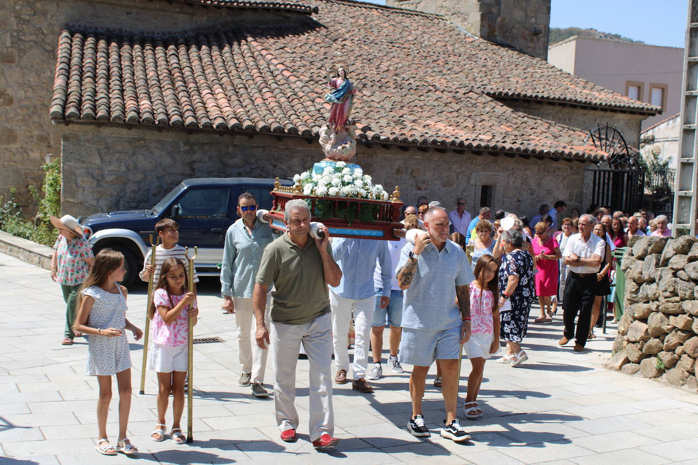 Sanchotello no falta a su cita con la Virgen de la Asunción
