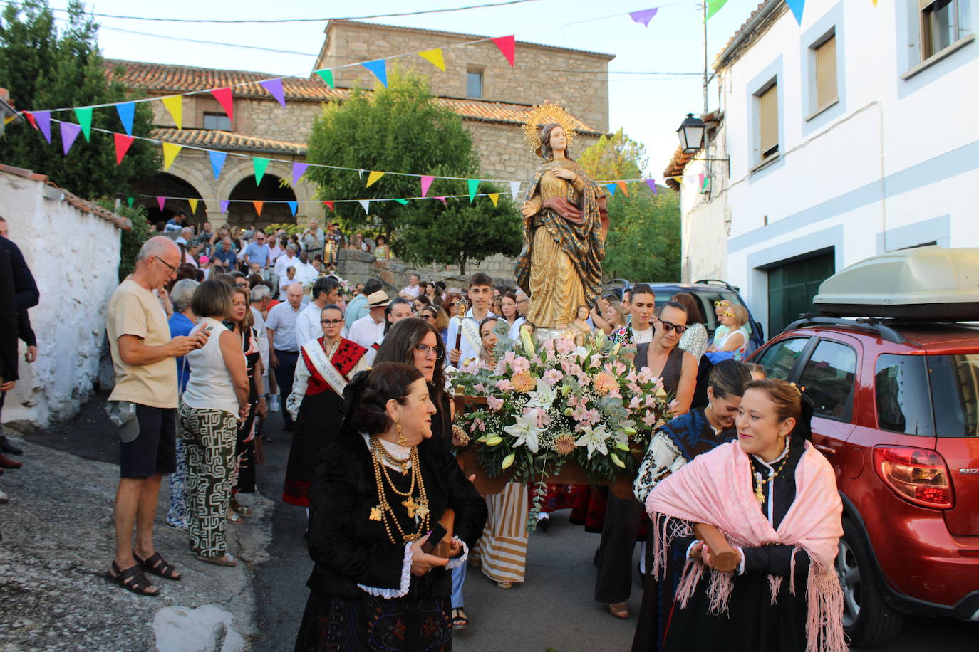 Puente del Congosto honra a la Virgen de la Asunción como antesala del día grande en honor a San Roque