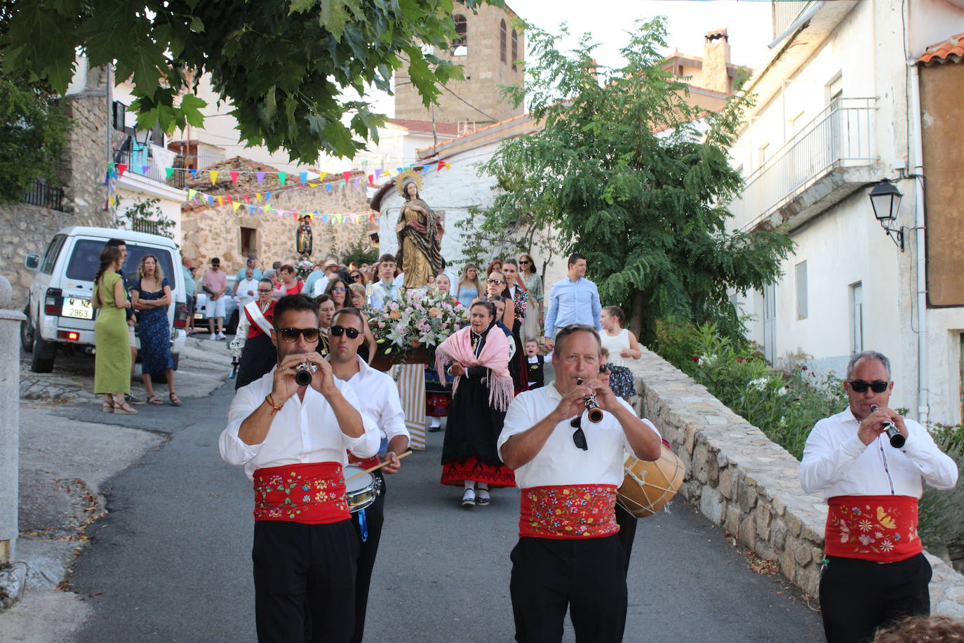 Puente del Congosto honra a la Virgen de la Asunción como antesala del día grande en honor a San Roque