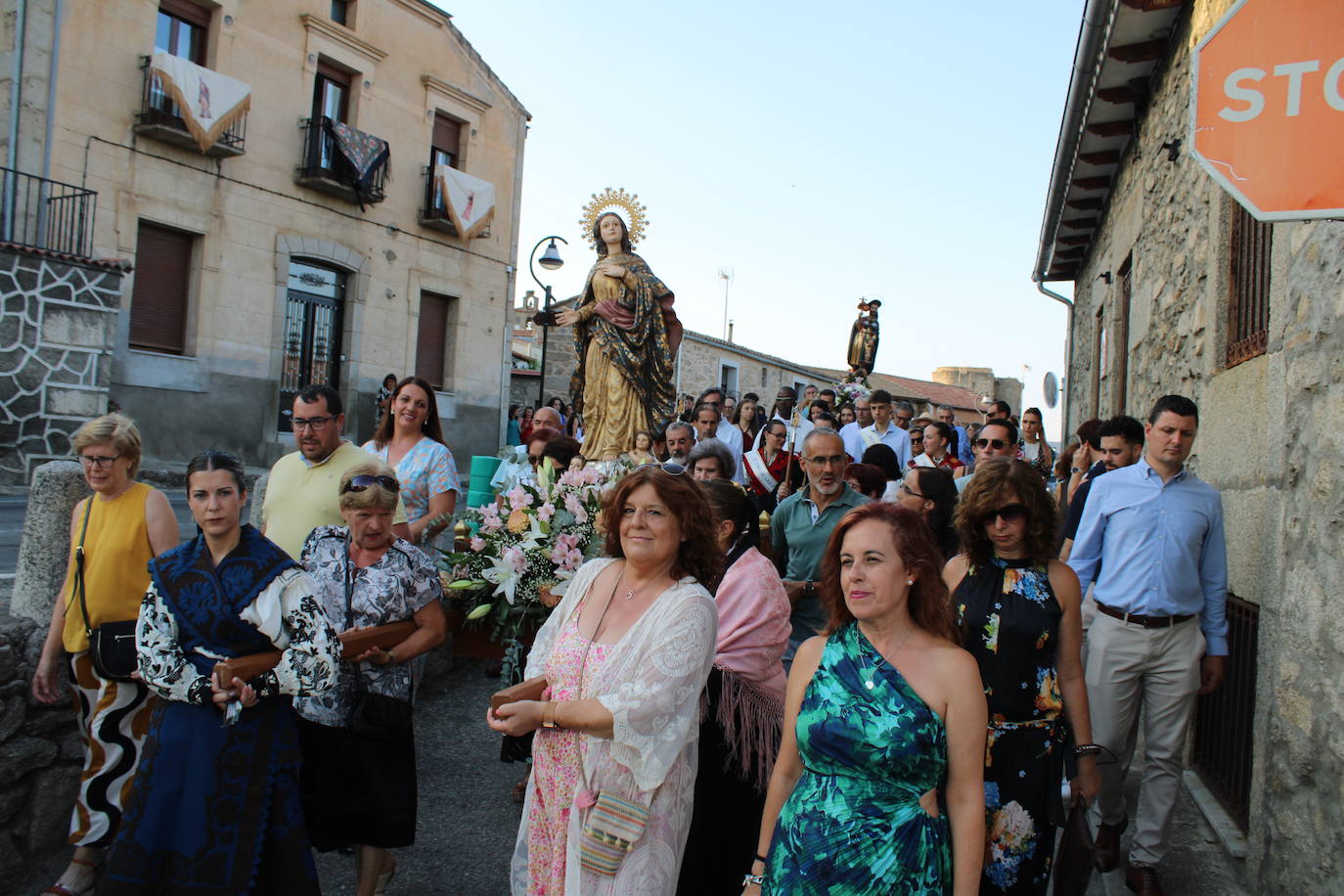Puente del Congosto honra a la Virgen de la Asunción como antesala del día grande en honor a San Roque