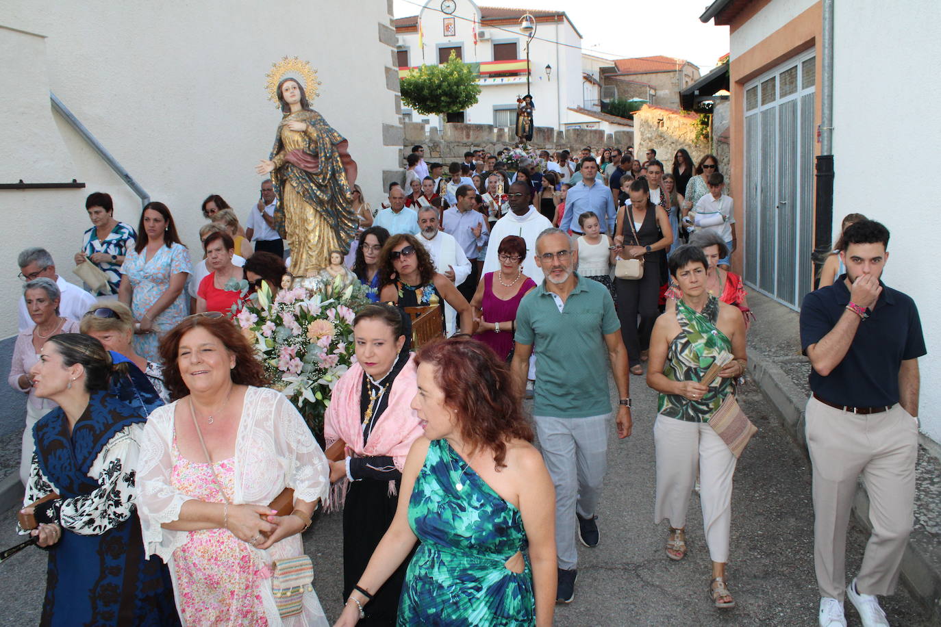 Puente del Congosto honra a la Virgen de la Asunción como antesala del día grande en honor a San Roque