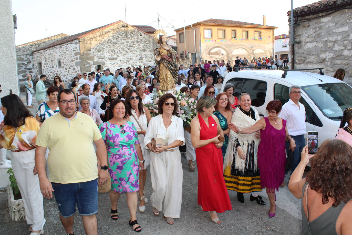 Puente del Congosto honra a la Virgen de la Asunción como antesala del día grande en honor a San Roque