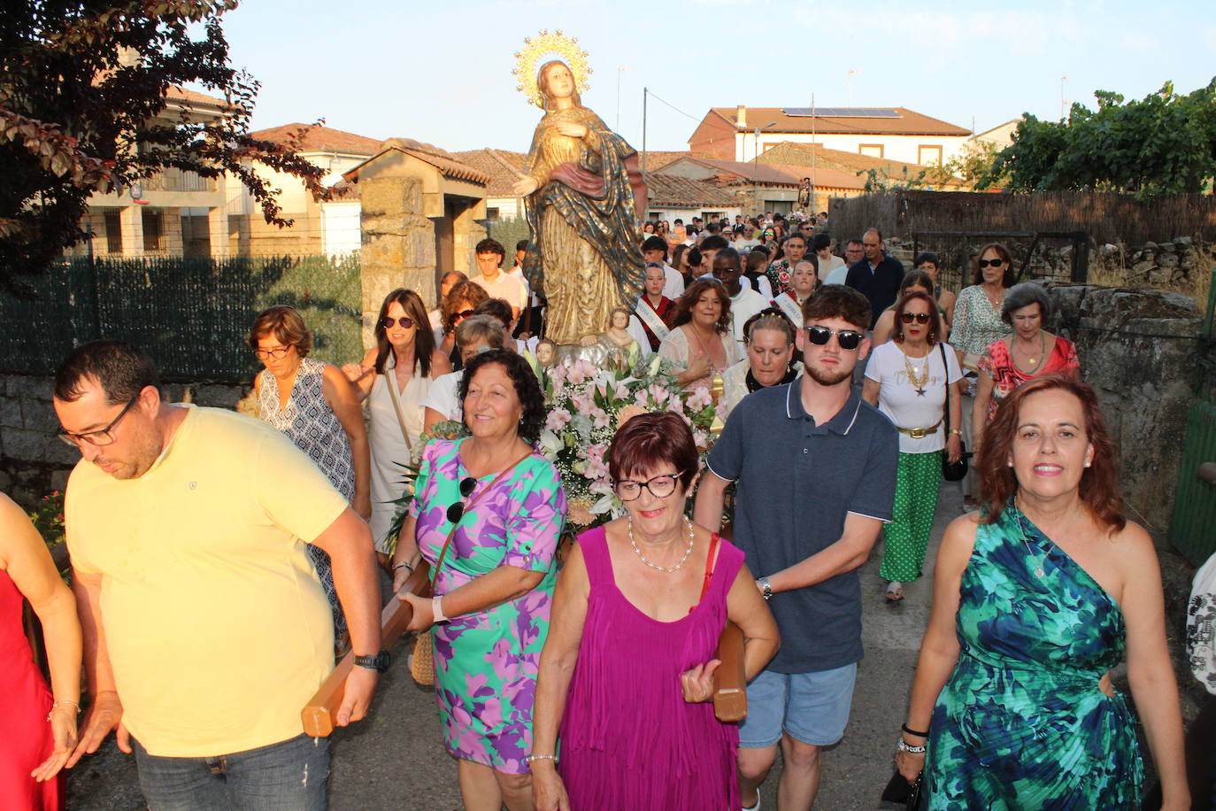 Puente del Congosto honra a la Virgen de la Asunción como antesala del día grande en honor a San Roque