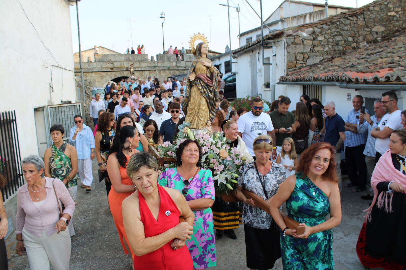 Puente del Congosto honra a la Virgen de la Asunción como antesala del día grande en honor a San Roque